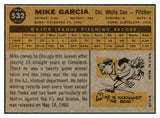 1960 Topps Baseball #532 Mike Garcia White Sox EX-MT 534334
