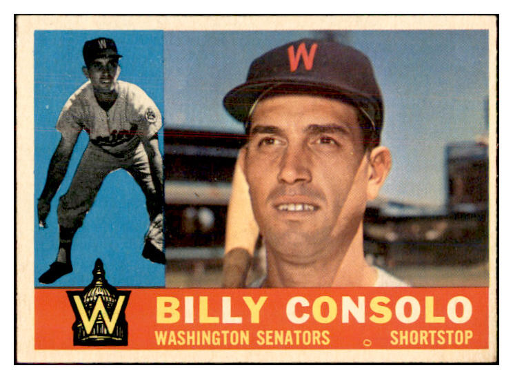 1960 Topps Baseball #508 Billy Consolo Senators EX-MT 534335