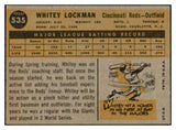 1960 Topps Baseball #535 Whitey Lockman Reds EX-MT 534336