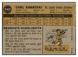 1960 Topps Baseball #545 Carl Sawatski Cardinals EX 534341
