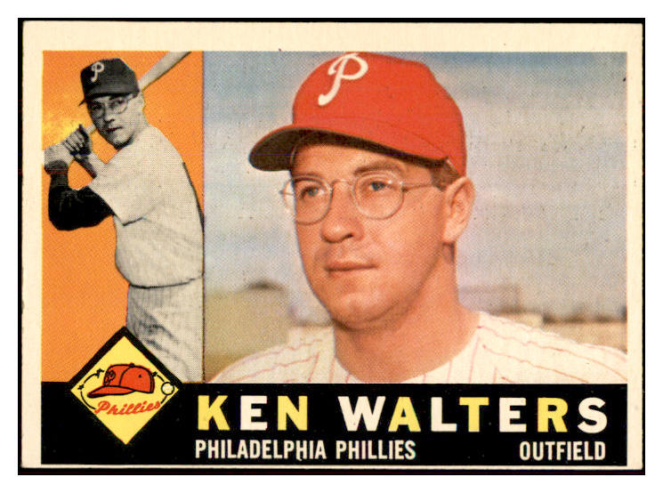 1960 Topps Baseball #511 Ken Walters Phillies EX 534345