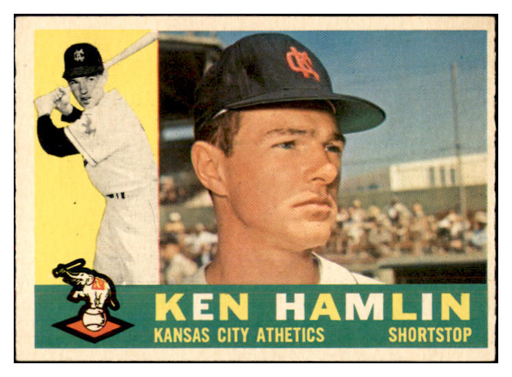 1960 Topps Baseball #542 Ken Hamlin A's EX-MT 534346