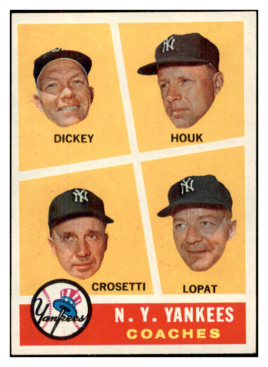 1960 Topps Baseball #465 Bill Dickey Yankees EX-MT 534349