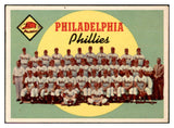1959 Topps Baseball #008 Philadelphia Phillies Team EX-MT 534350