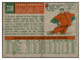 1959 Topps Baseball #338 Sparky Anderson Phillies EX-MT 534351