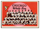 1959 Topps Baseball #094 Chicago White Sox Team EX-MT 534353