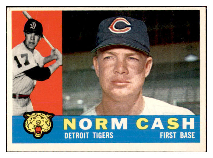 1960 Topps Baseball #488 Norm Cash Tigers EX-MT 534356