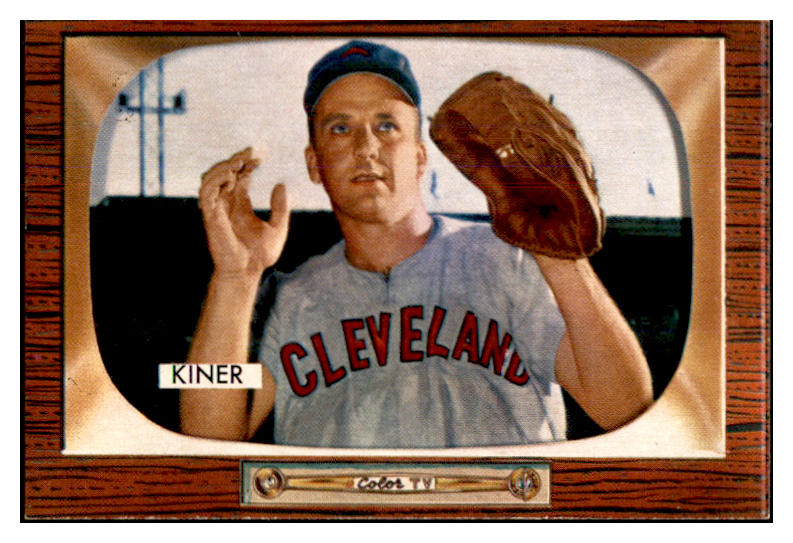 1955 Bowman Baseball #197 Ralph Kiner Indians EX-MT 534376