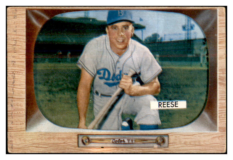 1955 Bowman Baseball #037 Pee Wee Reese Dodgers VG-EX 534379