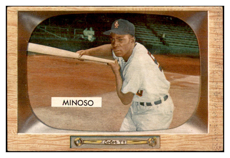 1955 Bowman Baseball #025 Minnie Minoso White Sox VG-EX 534380