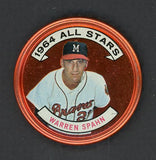 1964 Topps Baseball Coins #160 Warren Spahn A.S. Braves EX-MT 534383