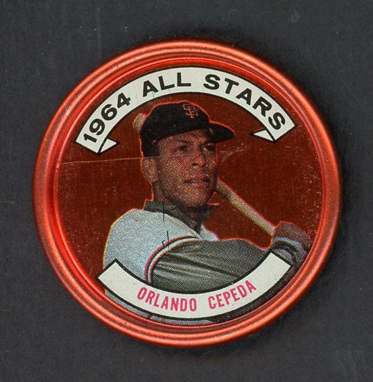 1964 Topps Baseball Coins #142 Orlando Cepeda A.S. Giants EX-MT 534385