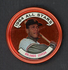 1964 Topps Baseball Coins #142 Orlando Cepeda A.S. Giants EX-MT 534385