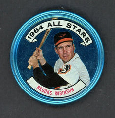 1964 Topps Baseball Coins #125 Brooks Robinson A.S. Orioles EX-MT 534386