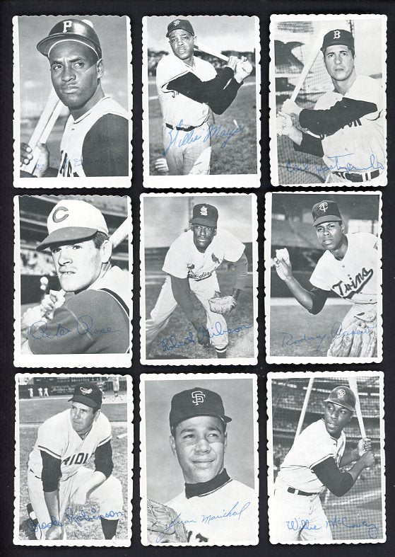 1969 Topps Deckle Edge Complete Set VG-EX/EX Clemente Mays 534394