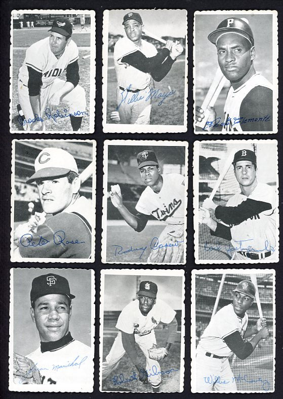 1969 Topps Deckle Edge Complete Set VG-EX/EX Clemente Rose 534395