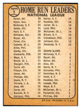 1968 Topps Baseball #005 N.L. Home Run Leaders Hank Aaron EX 534423