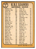 1968 Topps Baseball #003 N.L. RBI Leaders Clemente Aaron EX-MT 534424