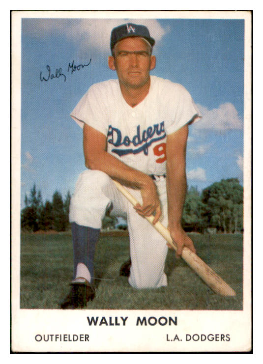 1962 Bell Brand #009 Wally Moon Dodgers EX 534427