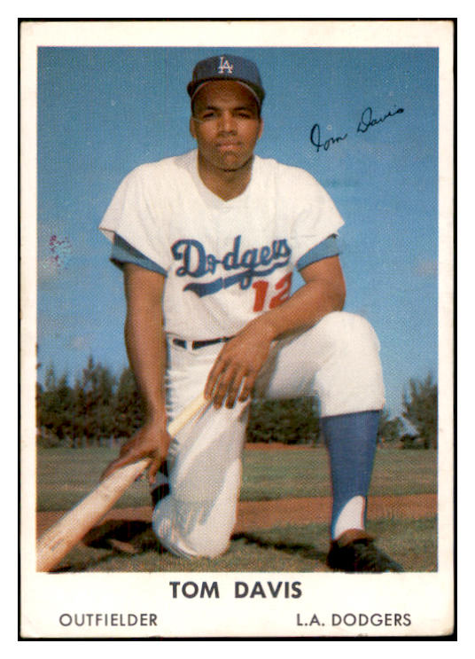 1962 Bell Brand #012 Tommy Davis Dodgers VG-EX 534428