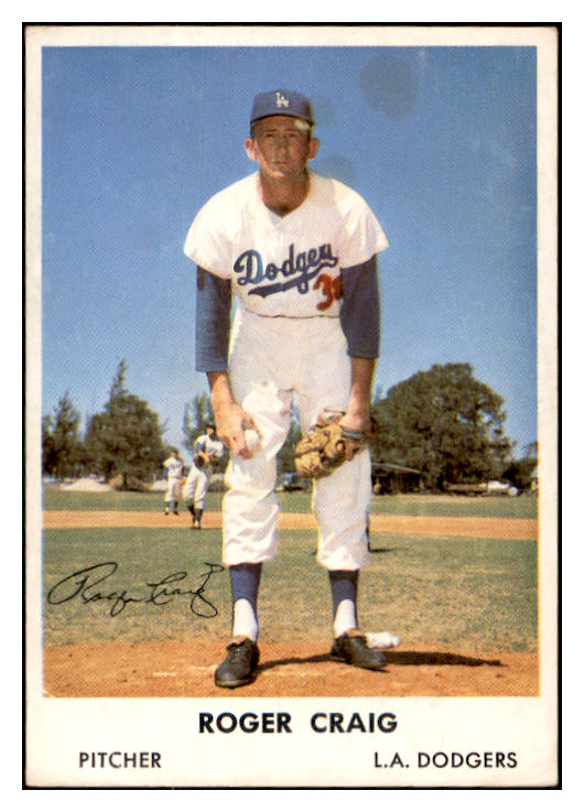 1961 Bell Brand #038 Roger Craig Dodgers VG-EX 534429