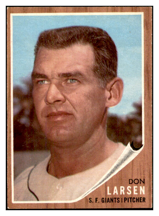 1962 Topps Baseball #033 Don Larsen Giants EX-MT 534435