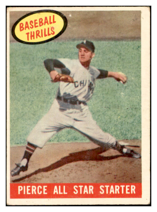 1959 Topps Baseball #466 Billy Pierce IA White Sox VG-EX 534436