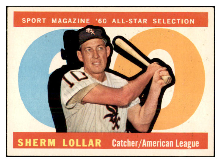 1960 Topps Baseball #567 Sherm Lollar A.S. White Sox EX+/EX-MT 534441