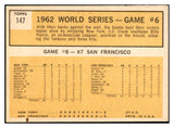 1963 Topps Baseball #147 World Series Game 6 Billy Pierce VG-EX 534444