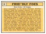 1963 Topps Baseball #068 Duke Snider Gil Hodges VG 534451