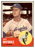 1963 Topps Baseball #360 Don Drysdale Dodgers VG-EX 534455