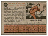 1962 Topps Baseball #100 Warren Spahn Braves EX-MT 534459