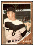 1962 Topps Baseball #150 Al Kaline Tigers VG 534463