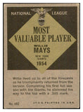 1961 Topps Baseball #482 Willie Mays MVP Giants VG-EX 534467