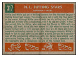 1959 Topps Baseball #317 Willie Mays Richie Ashburn EX-MT 534471