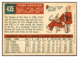 1959 Topps Baseball #435 Frank Robinson Reds EX-MT 534472