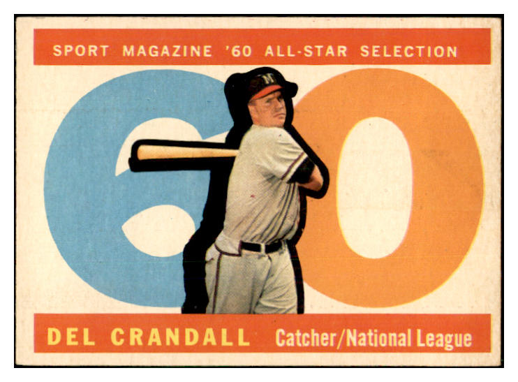 1960 Topps Baseball #568 Del Crandall A.S. Braves EX-MT 534477