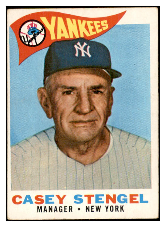 1960 Topps Baseball #227 Casey Stengel Yankees VG-EX 534481