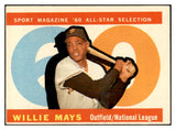 1960 Topps Baseball #564 Willie Mays A.S. Giants VG-EX 534482