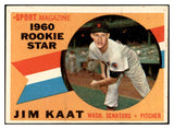 1960 Topps Baseball #136 Jim Kaat Senators VG-EX 534483