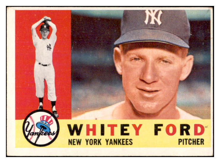1960 Topps Baseball #035 Whitey Ford Yankees VG-EX 534484