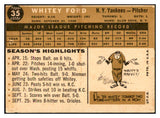 1960 Topps Baseball #035 Whitey Ford Yankees VG-EX 534484