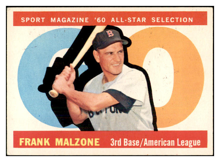 1960 Topps Baseball #557 Frank Malzone A.S. Red Sox VG-EX 534486