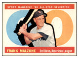 1960 Topps Baseball #557 Frank Malzone A.S. Red Sox VG-EX 534486