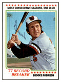 1978 Topps #004 Brooks Robinson Orioles Signed Autographed 534495