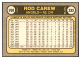 1981 Fleer #268 Rod Carew Angels Signed Autographed 534504