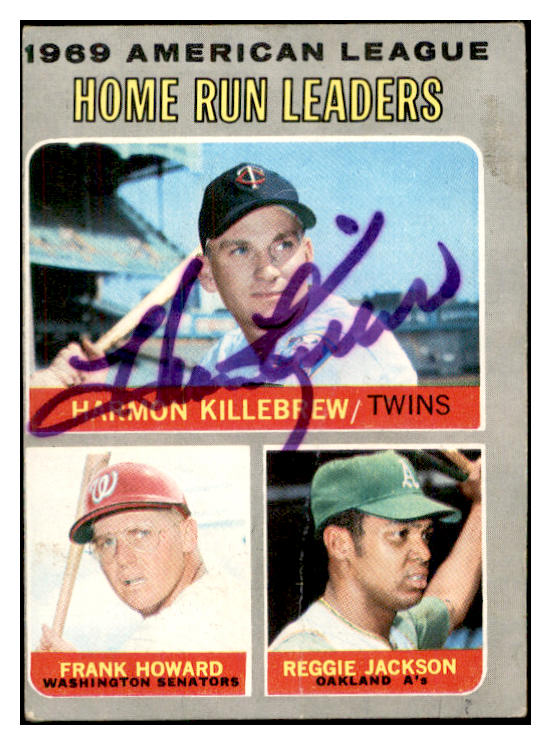 1970 Topps #066 Harmon Killebrew Twins Signed Autographed 534506