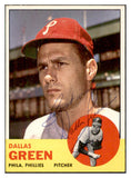 1963 Topps #091 Dallas Green Phillies Signed Autographed 534508