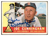 1960 Topps #040 Joe Cunningham Cardinals Signed Autographed 534511