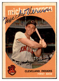1959 Topps #115 Mickey Vernon Indians Signed Autographed 534525